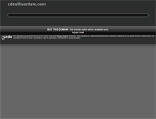 Tablet Screenshot of cdsullivanlaw.com